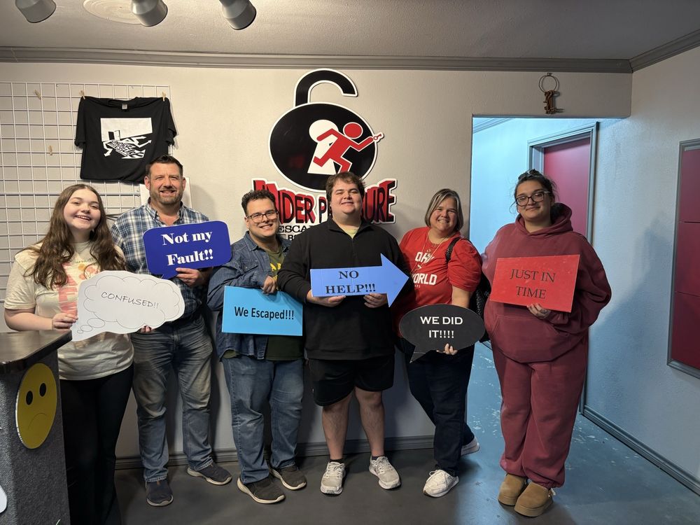 Under Pressure Escape Rooms Logo