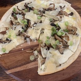 Mushroom and truffle flat bread Mushroom and truffle flat bread