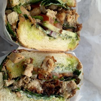Hazel's Kitchen - Chicken Pesto Melt - Sandwiches Near Me - San Francisco, California Hazel's Kitchen - Chicken Pesto Melt - Sandwiches Near Me - San Francisco, California