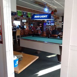 Bar & pool table (from restroom)