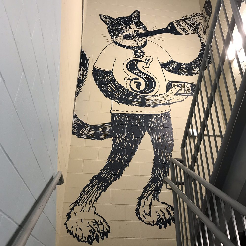 Seventh Son Brewing - Stairs to the rooftop. There is also an elevator. - Breweries Near Me - Columbus, Ohio Seventh Son Brewing - Stairs to the rooftop. There is also an elevator. - Breweries Near Me - Columbus, Ohio