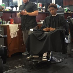Guy Code Barbershop - Jay the Barber doing what he do best...
