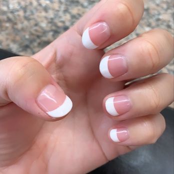 Four Seasons Nails Salon - French gel manicure - Nail Salons Near Me - Millbrae, California