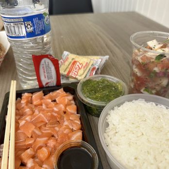 Basa Seafood Express - Shoyu salmon and fish ceviche - Poke Near Me - Castro Valley, California
