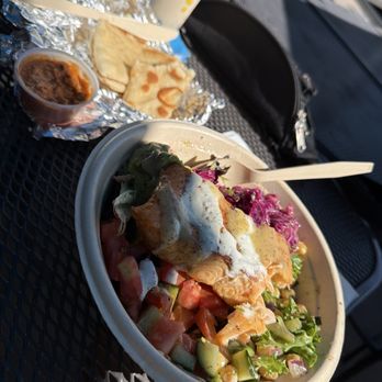 Luna Grill El Camino Real - Salmon bowl for me - Mediterranean Near Me - Carlsbad, California Luna Grill El Camino Real - Salmon bowl for me - Mediterranean Near Me - Carlsbad, California