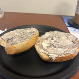 Flavor roulette- can you guess the bagel type and the cream cheese.