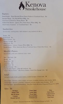 Menu photo 2 Kenova Smokehouse Flowood, MS Menu photo 2 Kenova Smokehouse Flowood, MS