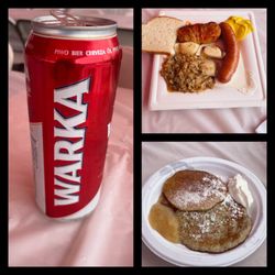 Polish Harvest Festival-Dozynki - Delicious food! Sauerkraut, cabbage roll, pierogis, kielbasa & potato pancakes