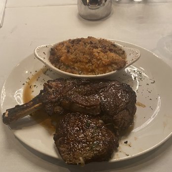 Stoney River - Bone-in ribeye with sweet potatoes! - Steakhouses Near Me - Annapolis, Maryland