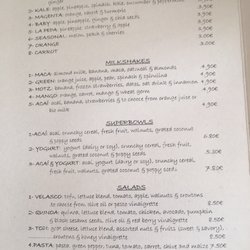La Pepa - Menu in English part 2