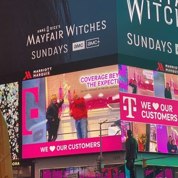 T-Mobile Signature Store - both sides of marquee for a month! that's us! - Mobile Phones Near Me - New York, New York T-Mobile Signature Store - both sides of marquee for a month! that's us! - Mobile Phones Near Me - New York, New York