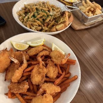 STG Bar & Grill - Fried Shrimp Platter, Cajun Chicken Pasta,& Hangover* Burger - Bars Near Me - Las Vegas, Nevada STG Bar & Grill - Fried Shrimp Platter, Cajun Chicken Pasta,& Hangover* Burger - Bars Near Me - Las Vegas, Nevada
