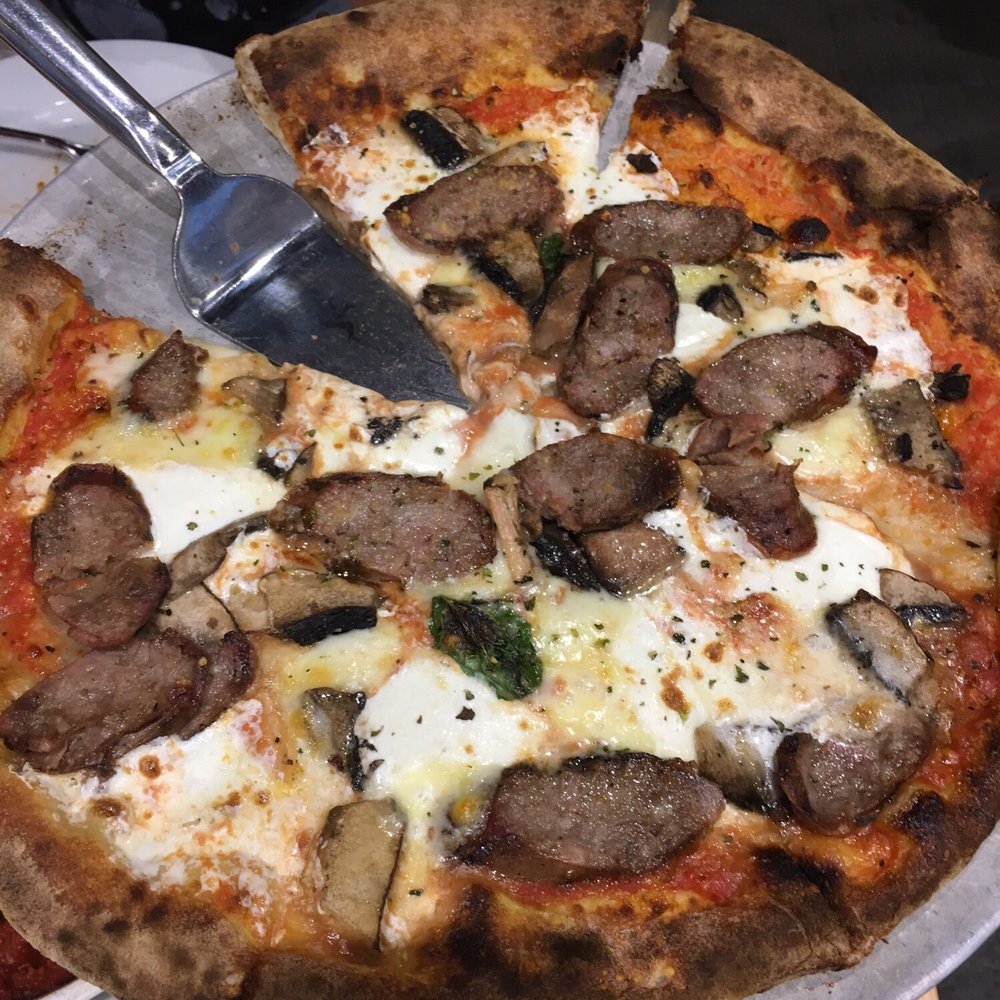 Lucia Pizzeria - The second sausage and mushroom pizza - Pizza Near Me - Miami, Florida Lucia Pizzeria - The second sausage and mushroom pizza - Pizza Near Me - Miami, Florida