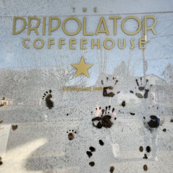 The Dripolator Coffeehouse - Exterior Window Sign - Coffee & Tea Near Me - Black Mountain, North Carolina The Dripolator Coffeehouse - Exterior Window Sign - Coffee & Tea Near Me - Black Mountain, North Carolina