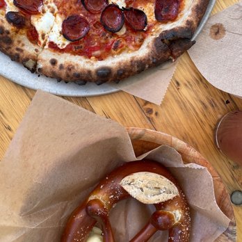 Kingston Standard Brewing - Pretzels and pepperoni. - Breweries Near Me - Kingston, New York