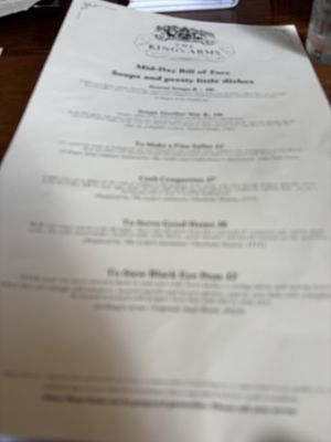Menu photo 3 King's Arms Tavern Williamsburg, VA Menu photo 3 King's Arms Tavern Williamsburg, VA