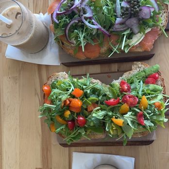 Hala Tree Cafe - Vanilla latte , avocado toast and smoked salmon toast - Coffee & Tea Near Me - Kaaawa, Hawaii Hala Tree Cafe - Vanilla latte , avocado toast and smoked salmon toast - Coffee & Tea Near Me - Kaaawa, Hawaii