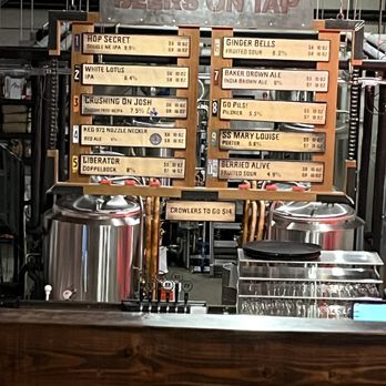 Irondequoit Beer Company - The beer menu on this day.. of course it changes and updates regularly - Breweries Near Me - Rochester, New York