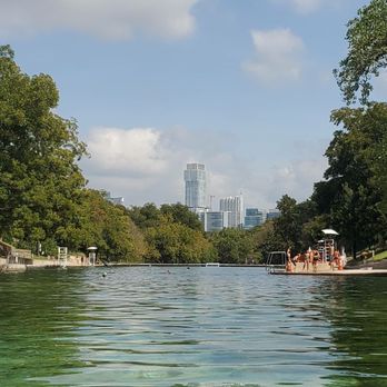 Barton Springs Pool - Beautiful views of downtown Austin - Swimming Pools Near Me - Austin, Texas