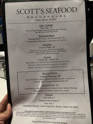 Menu photo 3 Scott's Seafood Roundhouse Folsom, CA Menu photo 3 Scott's Seafood Roundhouse Folsom, CA