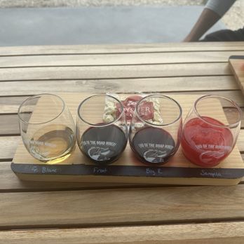 End of the Road Winery - Wine tasting along with a Sangria slushie - Wine Tasting Room Near Me - Germfask, Michigan