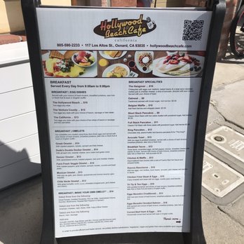 Hollywood Beach Cafe - Menu board - Breakfast & Brunch Near Me - Oxnard, California Hollywood Beach Cafe - Menu board - Breakfast & Brunch Near Me - Oxnard, California