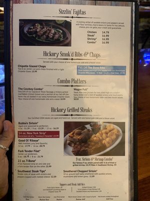 Menu photo 1 Santa Fe Cattle Fort Payne, AL Menu photo 1 Santa Fe Cattle Fort Payne, AL