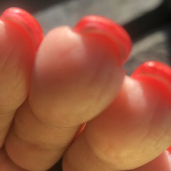 Blue Water Pedicure & Nails - Gaps between real nail and the tips - Nail Salons Near Me - Evansville, Indiana