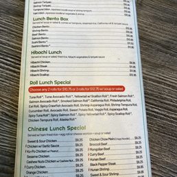Lunch specials Lunch specials