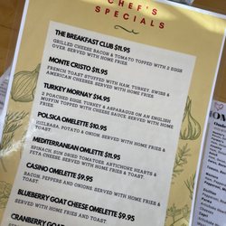 Mom's Restaurant - Chefs specials