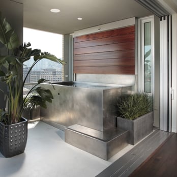 Diamond Spas - Stainless Steel Rooftop Spa with water feature - Pool & Hot Tub Service Near Me - Frederick, Colorado Diamond Spas - Stainless Steel Rooftop Spa with water feature - Pool & Hot Tub Service Near Me - Frederick, Colorado
