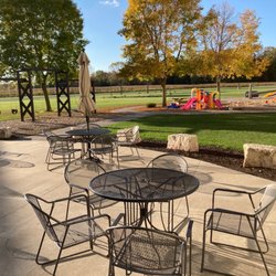 Christ The Rock Community Church - Outdoor patio and kid's play area