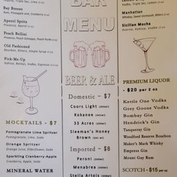 Menu Menu