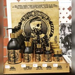 Mens Honor Barbershop - Our line of beard products has finally came in. Come by and try it out. We have everything ranging from beard shampoo to beard oils.