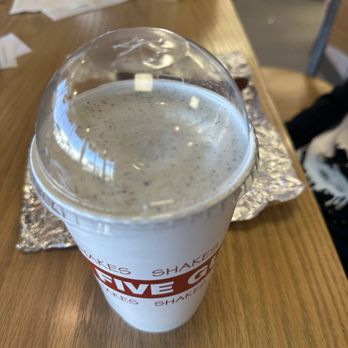 Five Guys - Oreo pieces Milkshake - Burgers Near Me - Winter Haven, Florida