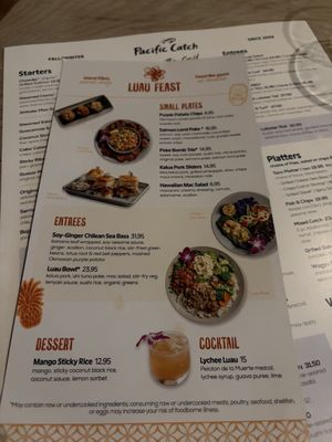 Menu photo 4 Pacific Catch Santa Monica, CA