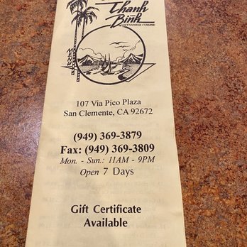 Pho Thanh Binh - Vietnamese Near Me - San Clemente, California