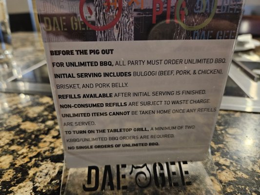 Menu photo 7 DAE GEE KOREAN BBQ Westminster, CO