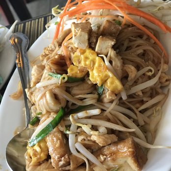 Thai Village - Pad Thai with chicken - Thai Near Me - Aiea, Hawaii Thai Village - Pad Thai with chicken - Thai Near Me - Aiea, Hawaii