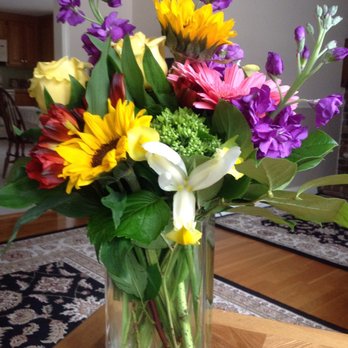 Kokee Flowers - Birthday bouquet. The designers choice is always the way to go! - Florists Near Me - Andover, Massachusetts