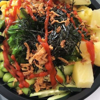 Poke Fix - Vegetarian bowl. - Sushi Bars Near Me - Sacramento, California