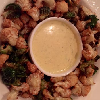 Rhubarb - Cauliflower and brocoli - New American Near Me - Asheville, North Carolina