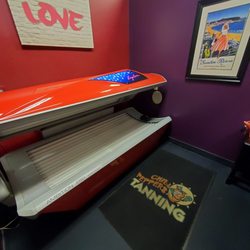 Chili Peppers Tanning - New Room #10 instead of #3...Same tanning bed style, but different decor. 9/7/2021