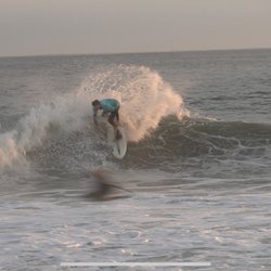 Edmund S Evangelista, MD - Surfing in Newport following healing my neck and back!