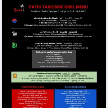 Sura - Menu 11/1/25 - Korean Near Me - Long Beach, California Sura - Menu 11/1/25 - Korean Near Me - Long Beach, California