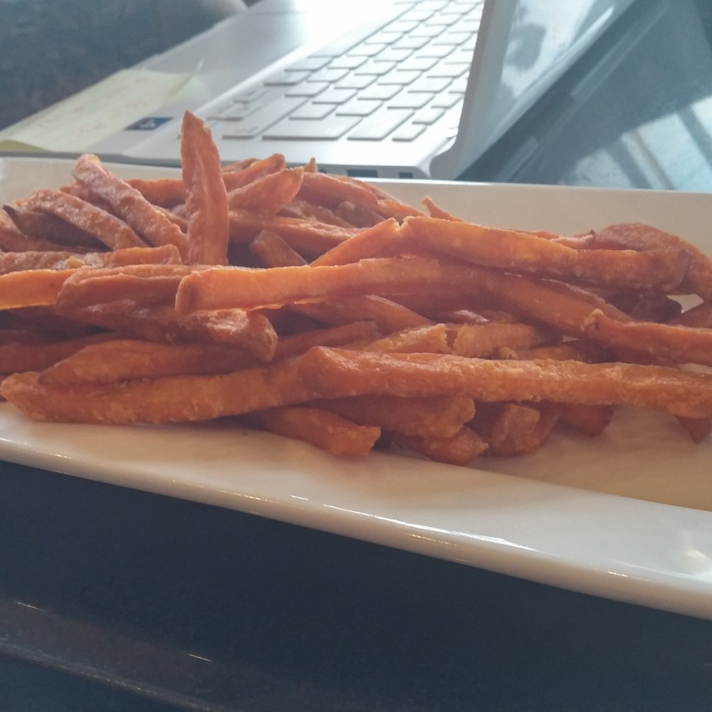 Symposium Cafe Restaurant Markham - Sweet potato fries. Soggy and stale - Breakfast & Brunch Near Me - Markham, Ontario Symposium Cafe Restaurant Markham - Sweet potato fries. Soggy and stale - Breakfast & Brunch Near Me - Markham, Ontario