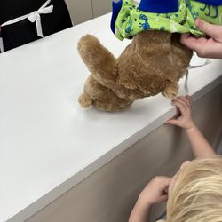 Build-A-Bear Workshop Ð Nampa Walmart Supercenter - Mom is getting Bear ready for his night time and nap time Adventures