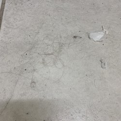 Casey's - Filthy floors. Piles of human hair. Mold & mildew in the grout.