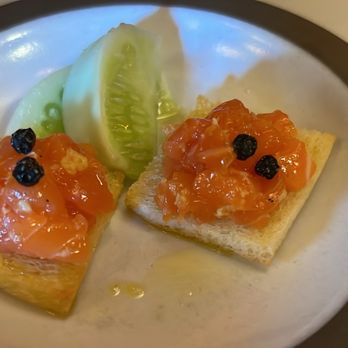 Chez Panisse - Salmon tar tar - New American Near Me - Berkeley, California