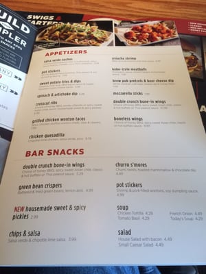Menu photo 2 Applebee's Grill + Bar Altus, OK